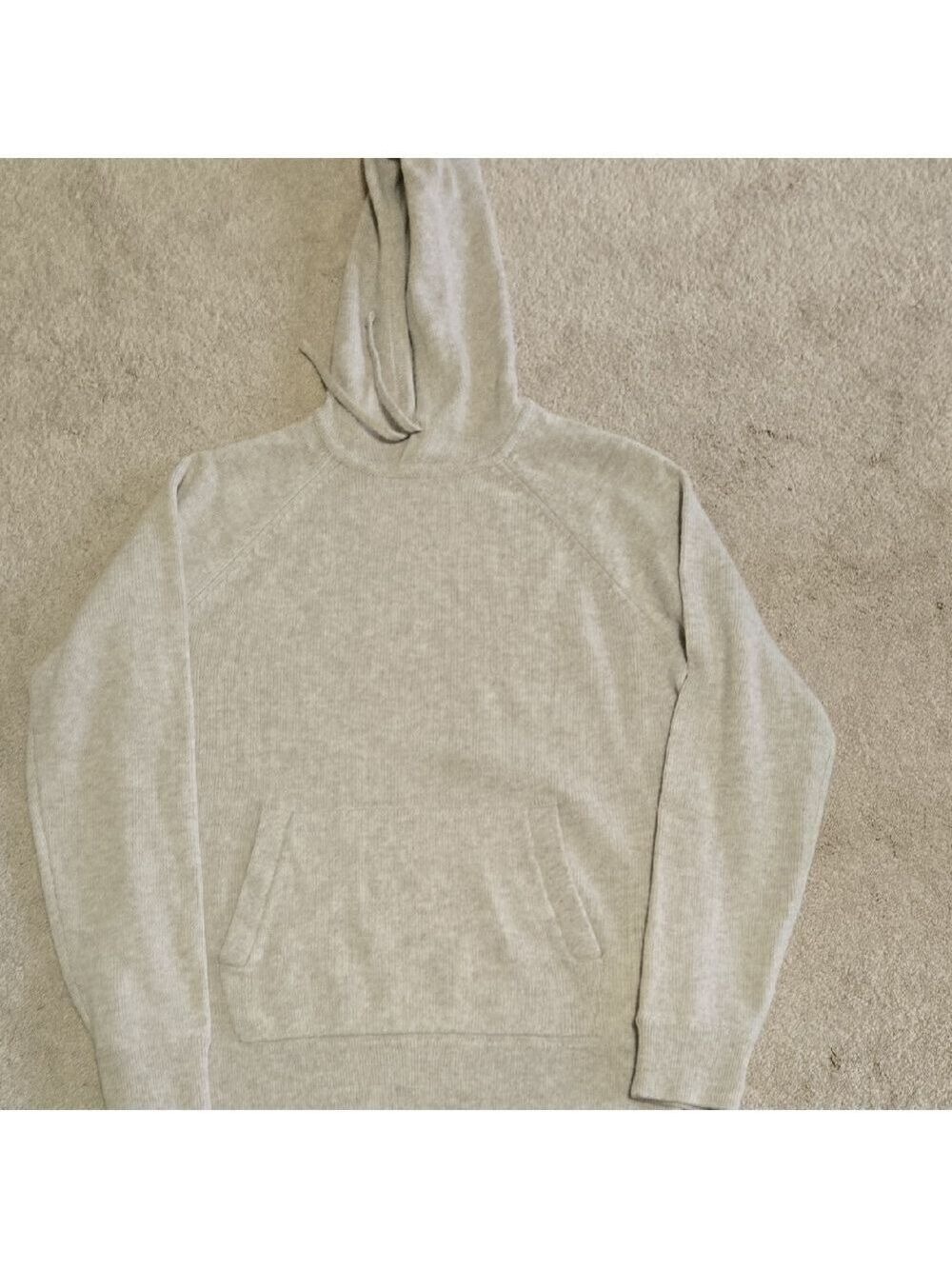 J. Crew Light Gray Hoodie Sweater